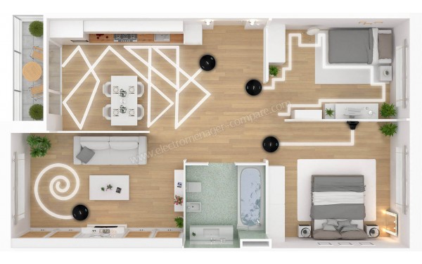 CECOTEC Conga Serie 950 - Plusieurs modes de nettoyage