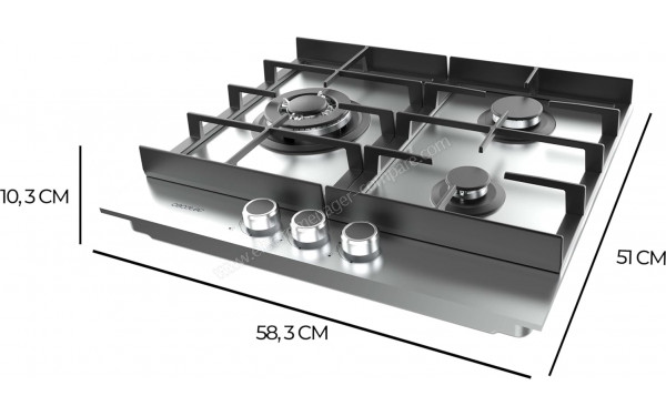 CECOTEC Bolero Squad G 3400F Inox - Dimensions