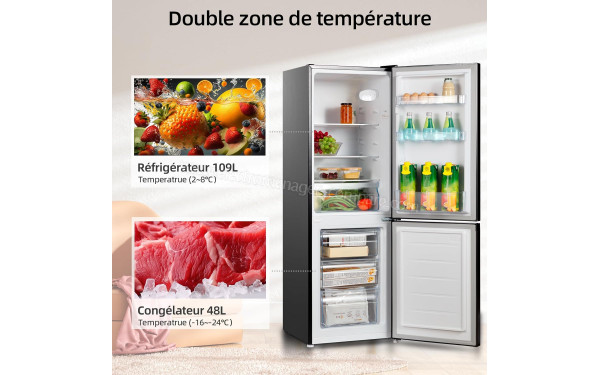 CHIQ CBM159LEBD - Double zone de temp&eacute;rature