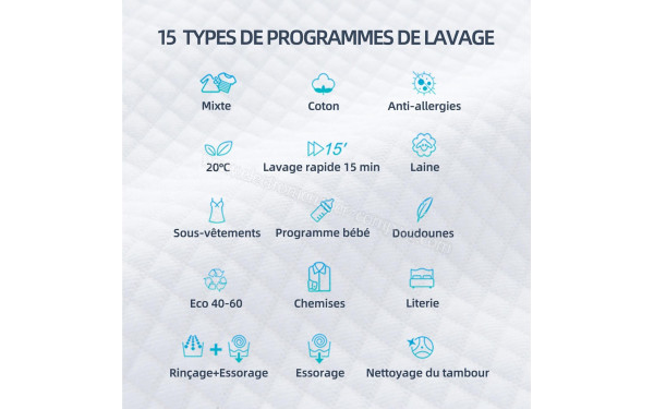 CHIQ CFL100-14586IM3X - Vue des programmes