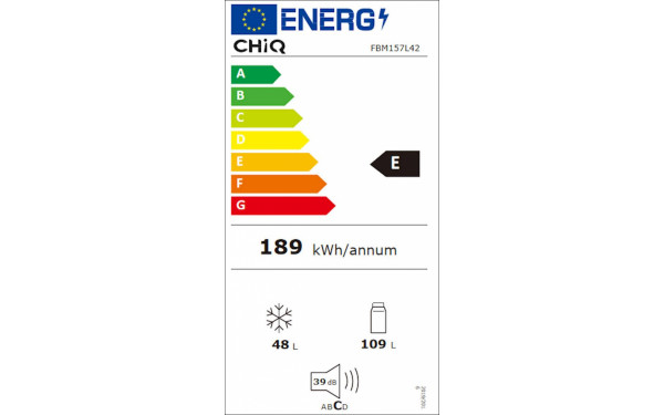 CHIQ FBM157L42 - &Eacute;tiquette &eacute;nergie