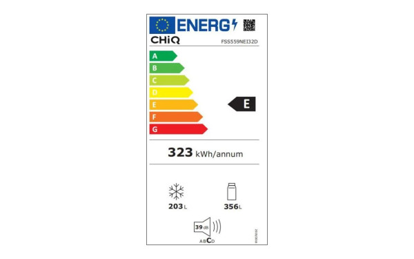 CHIQ FSS559NEI32D - &Eacute;tiquette &eacute;nergie v2