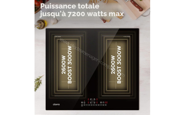 CIARRA AWBIH4BFF - Puissance de cuisson