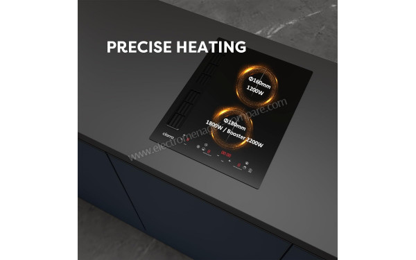 CIARRA CBBEH392B-OW - Puissance de cuisson