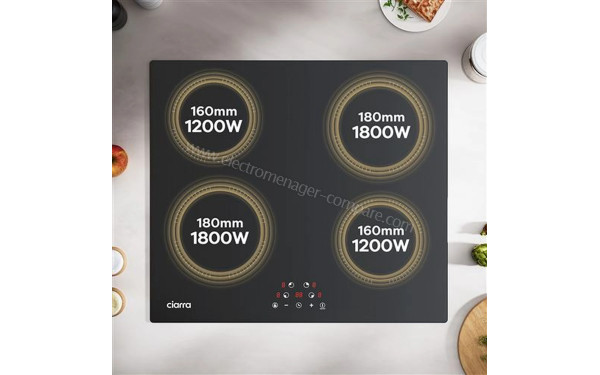 CIARRA CD4BIH-A - Puissance de cuisson