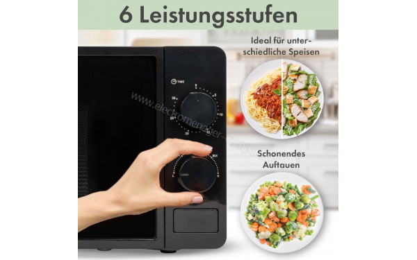 CLATRONIC MW 791 Noir - Panneau de commandes