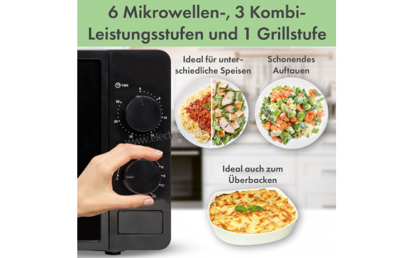 CLATRONIC MWG 792 Noir - Panneau de commandes