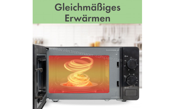 CLATRONIC MWG 792 Noir - Vue de l'int&eacute;rieur