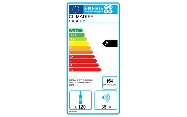 CLIMADIFF ACI-CLI702 - &Eacute;tiquette &eacute;nergie