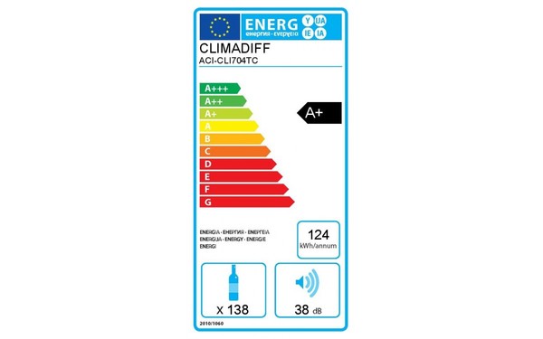 CLIMADIFF ACI-CLI704 - &Eacute;tiquette &eacute;nergie