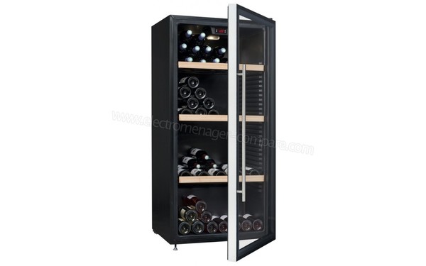 CLIMADIFF CLPG150 - Vue 3/4 gauche avec porte ouverte (cr&eacute;dit : Darty)