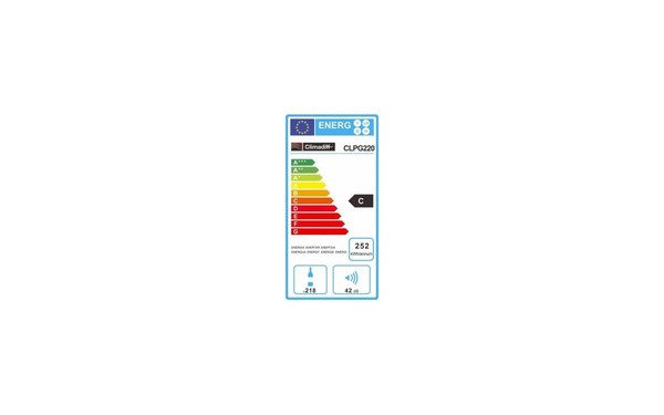 CLIMADIFF CLPG220 - &Eacute;tiquette &eacute;nergie
