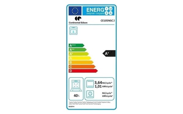 CONTINENTAL EDISON CE105NSC2 - &Eacute;tiquette &eacute;nergie