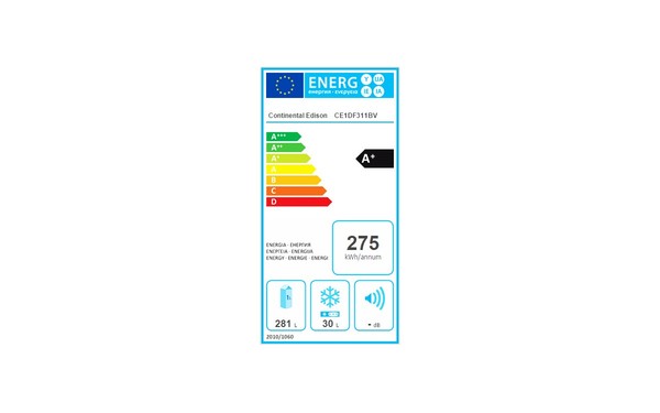 CONTINENTAL EDISON CE1DF311BV - &Eacute;tiquette &eacute;nergie