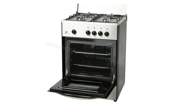CONTINENTAL EDISON CECG6060I - Vue 3/4 droite porte ouverte