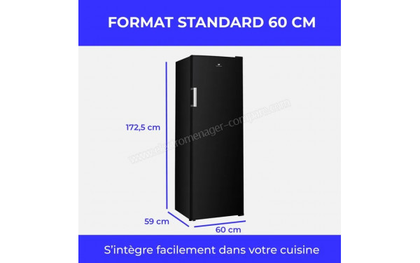 CONTINENTAL EDISON CEF1D331STB - Dimensions