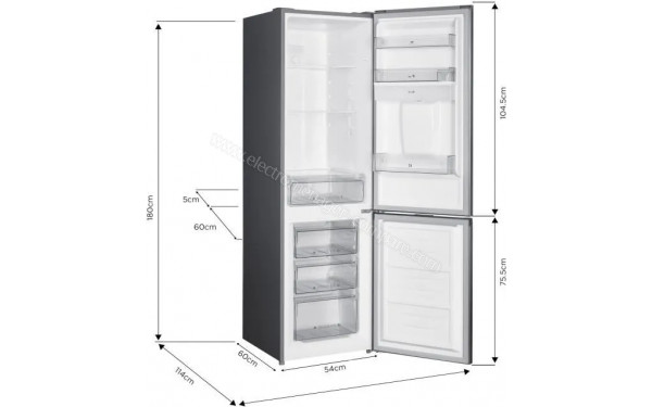 CONTINENTAL EDISON CEFC251NFIXD - Dimensions