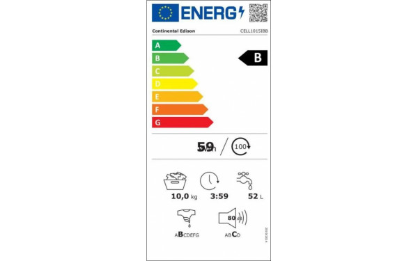 CONTINENTAL EDISON CELL1015IBB - &Eacute;tiquette &eacute;nergie v2
