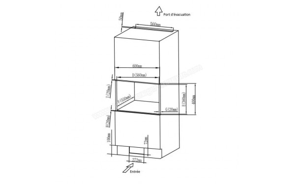 CONTINENTAL EDISON CEMO20EBM - Dimensions