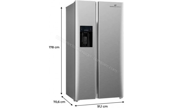 CONTINENTAL EDISON CERANF556IX1 - Dimensions