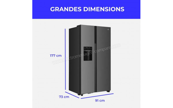 CONTINENTAL EDISON CERANF577NFIXD - Dimensions