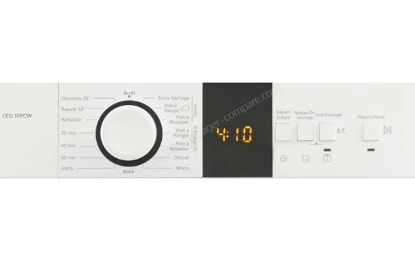 CONTINENTAL EDISON CESL10PCW - Panneau de commandes