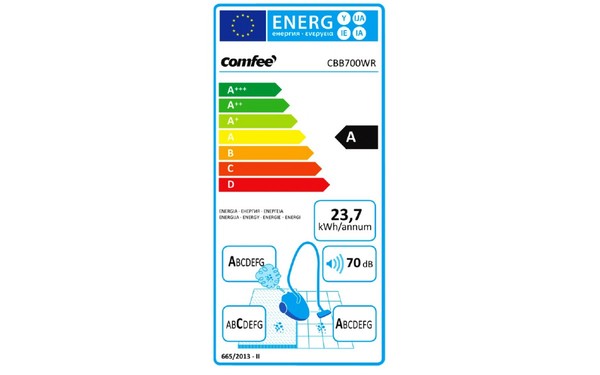 COMFEE CBB 700 WR - &Eacute;tiquette &eacute;nergie