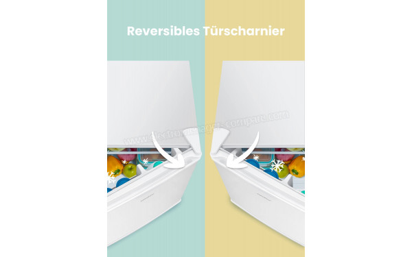 COMFEE RCD50WH1(E) - Porte r&eacute;versible