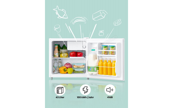 COMFEE RCD50WH1(E) - Vue de l'int&eacute;rieur