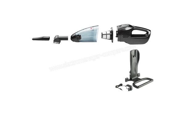 CONCEPT VP-4120 - Vue d&eacute;mont&eacute;e de l'aspirateur &agrave; main