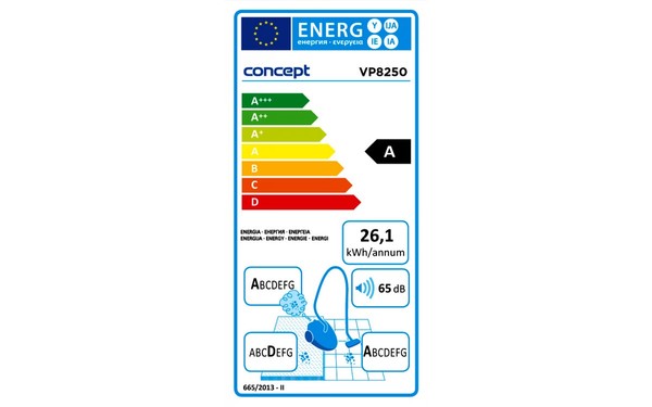 CONCEPT VP-8251 - &Eacute;tiquette &eacute;nergie