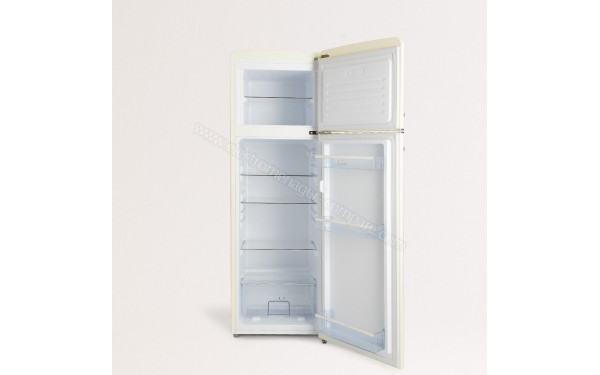CREATE Fridge Stylance Top 246L Cr&egrave;me - Vue de l'int&eacute;rieur