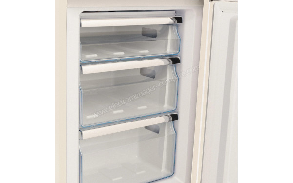 CREATE Fridge Stylance 244L Beige - Tiroirs partie cong&eacute;lateur