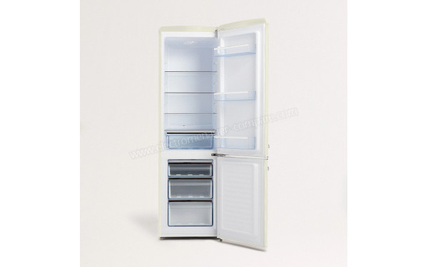 CREATE Fridge Stylance 244L Beige - Vue de l'int&eacute;rieur