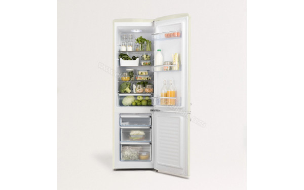 CREATE Fridge Stylance 244L Beige - Vue de l'int&eacute;rieur
