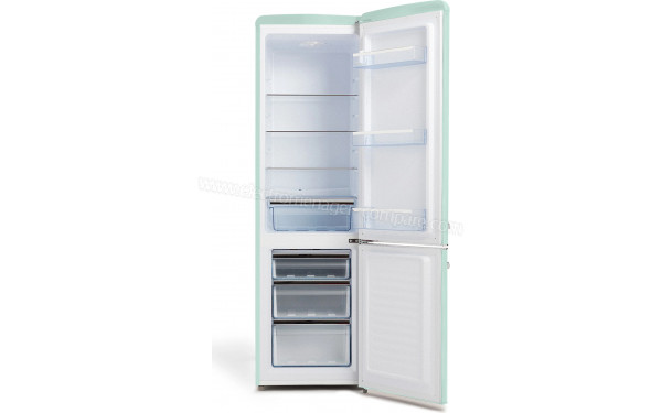 CREATE Fridge Stylance 244L Aqua - Vue de l'int&eacute;rieur