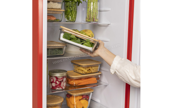 CREATE Fridge Stylance 244L Rouge - Mise en situation