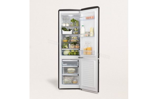 CREATE Fridge Stylance 244L Noir - Vue de l'int&eacute;rieur