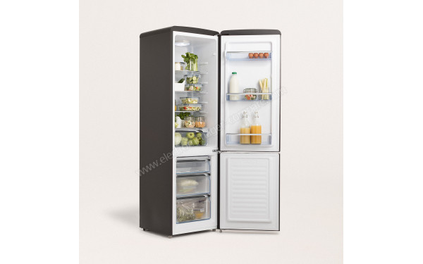CREATE Fridge Stylance 244L Noir - Vue de l'int&eacute;rieur