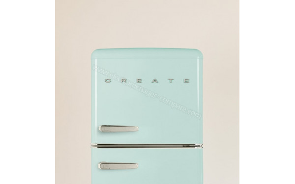 CREATE Fridge Stylance Top 246L Aqua - Vue de face