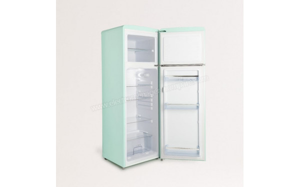 CREATE Fridge Stylance Top 246L Aqua - Vue de l'int&eacute;rieur