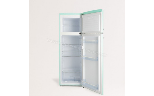 CREATE Fridge Stylance Top 246L Aqua - Vue de l'int&eacute;rieur