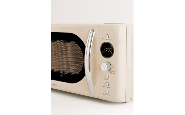 CREATE Microwave Retro Blanc - Panneau de commandes