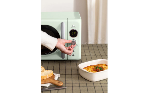 CREATE Microwave Retro Vert Pastel - Vue des programmes