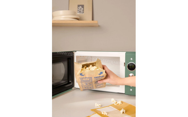CREATE Microwave Retro Vert Sauge - Mise en situation