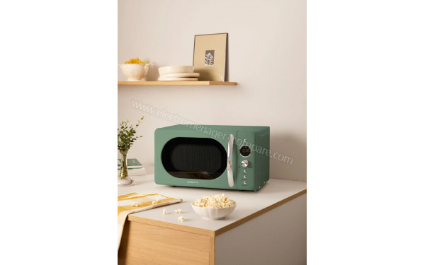 CREATE Microwave Retro Vert Sauge - Mise en situation