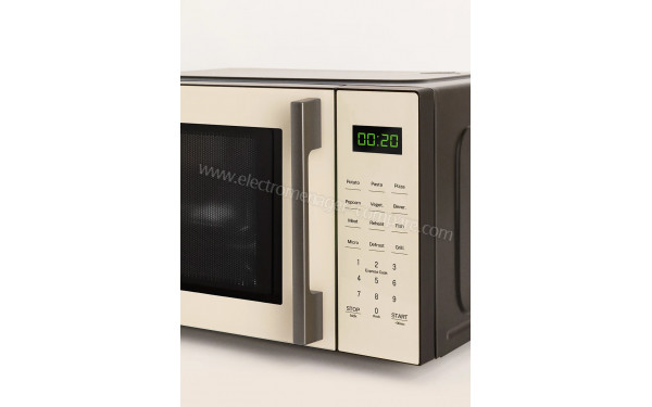 CREATE Microwave Studio Blanc Cass&eacute; - Panneau de commandes