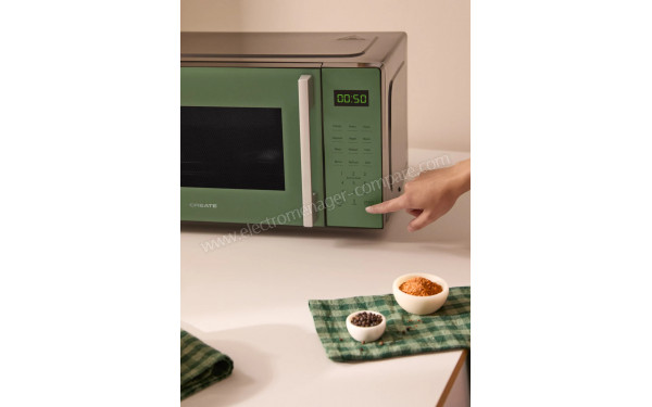 CREATE Microwave Studio Vert Sauge - Vue des programmes