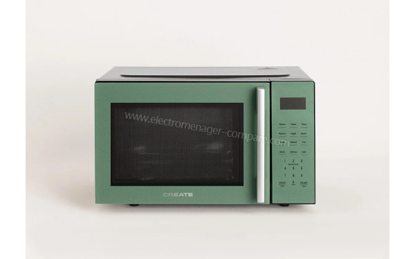 CREATE Microwave Studio Vert Sauge - Vue de face