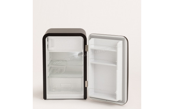CREATE Retro Fridge 107L Black Noir - Vue de l'int&eacute;rieur